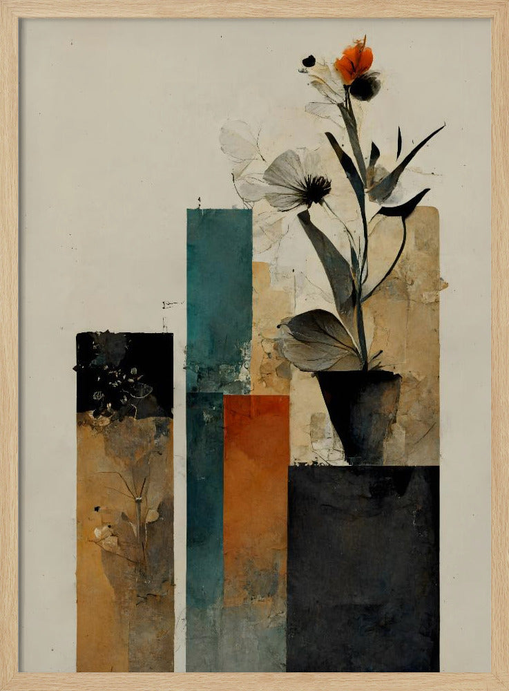 Abstracte bloesems | Poster