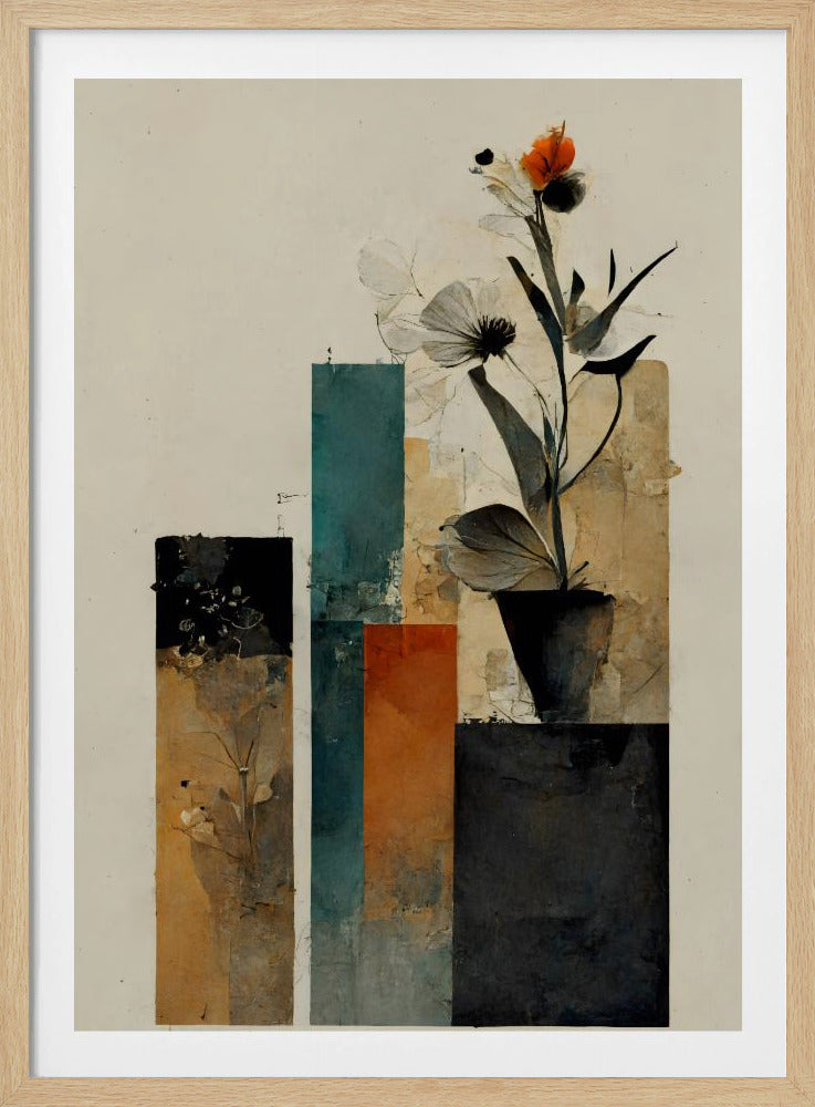 Abstracte bloesems | Poster