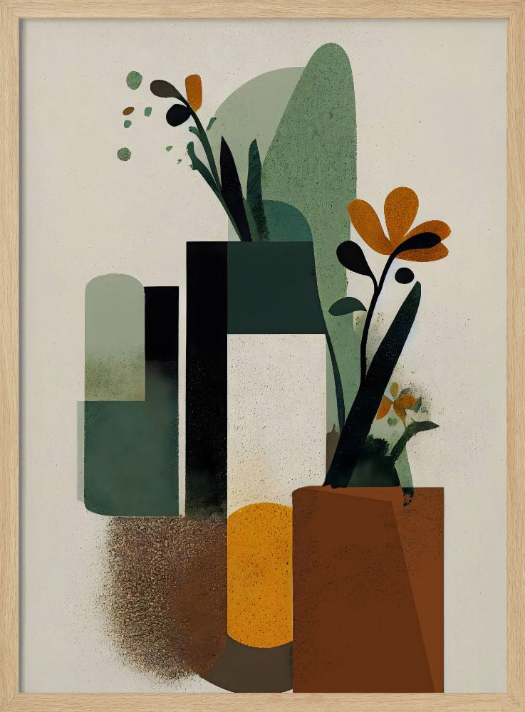 Abstract Garden Vista | Poster