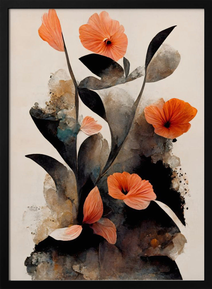 Koraalbloemen | Poster