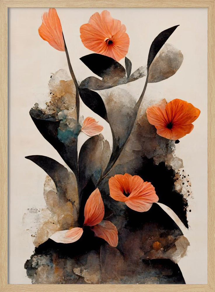 Koraalbloemen | Poster
