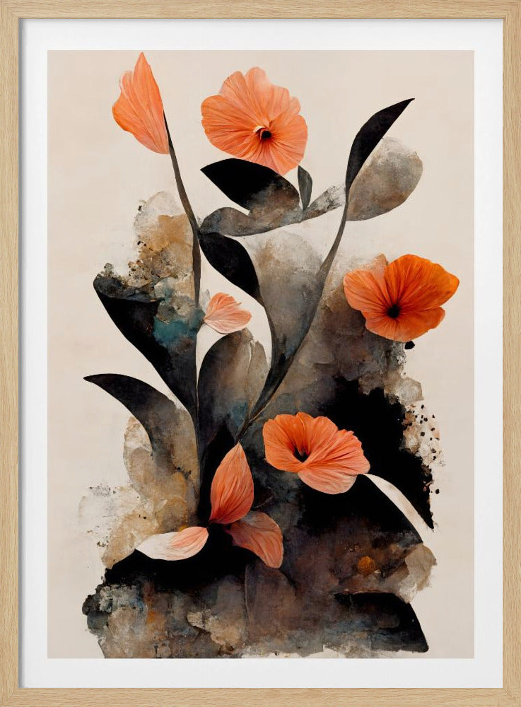 Koraalbloemen | Poster
