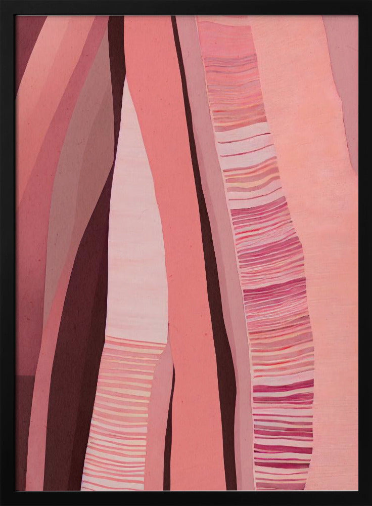 Roze Strata Lagen | Poster