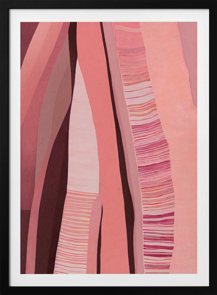 Roze Strata Lagen | Poster