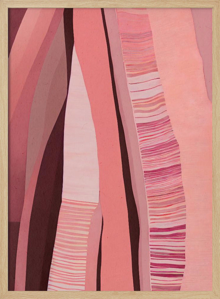 Roze Strata Lagen | Poster