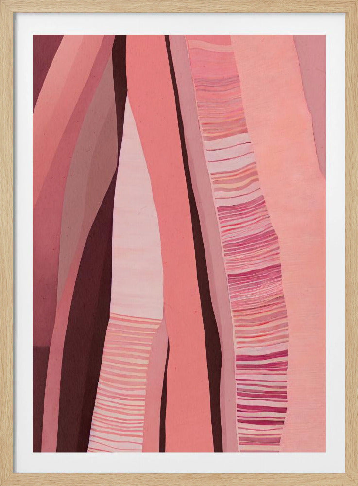Roze Strata Lagen | Poster