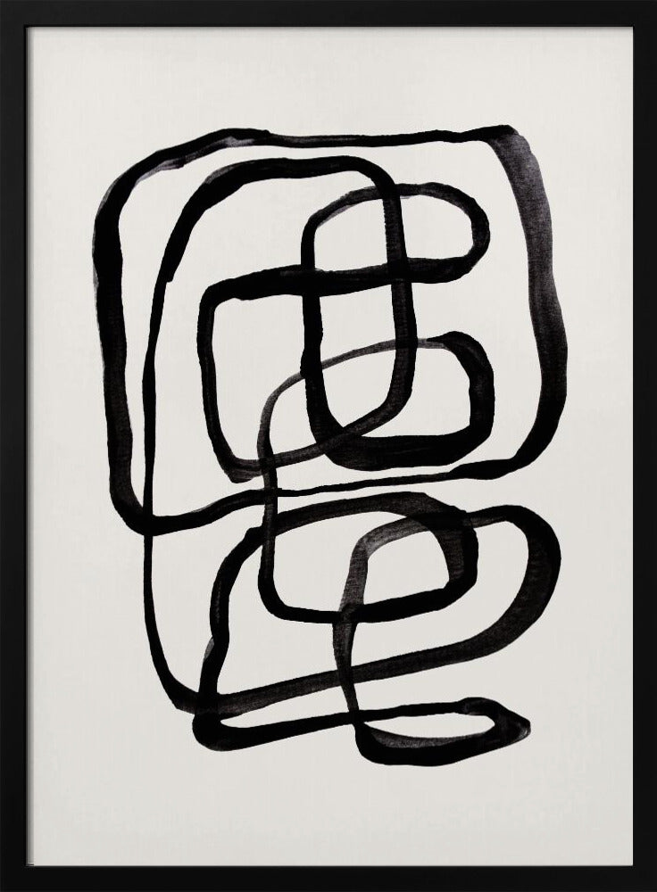 Abstracte lijnen I | Poster