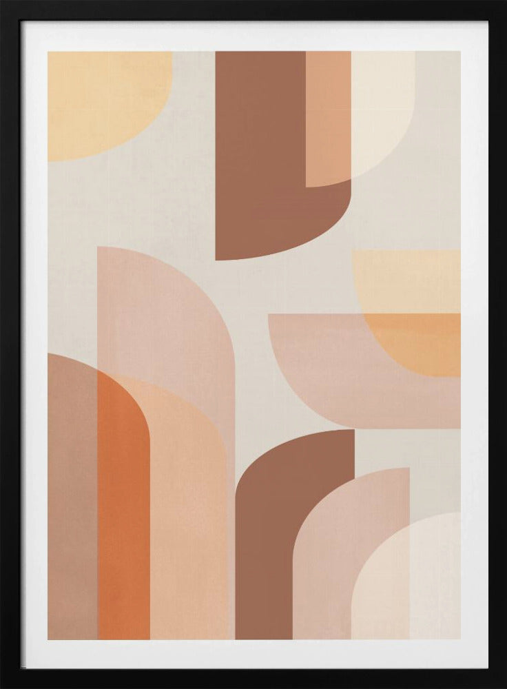 Retro Geometric | Poster