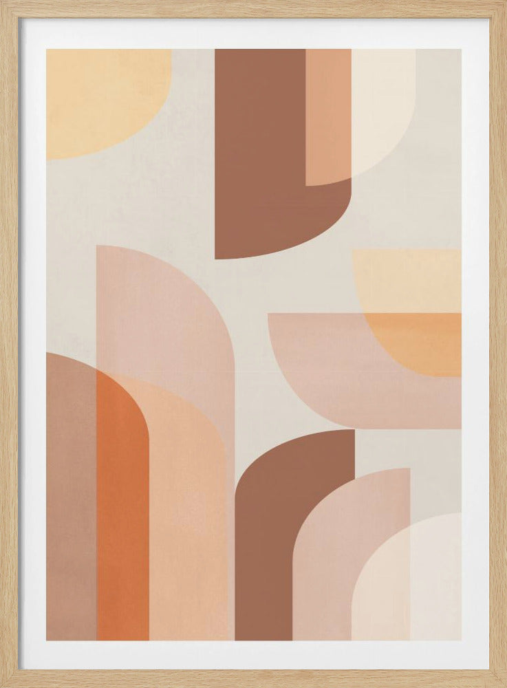 Retro Geometric | Poster
