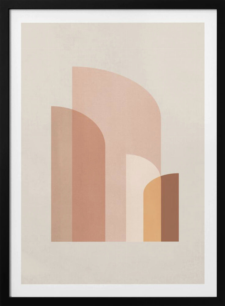 Retro Geometrische IV | Poster
