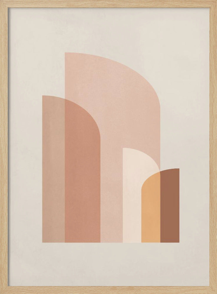 Retro Geometrische IV | Poster
