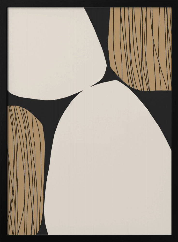 Abstracte aardtinten | Poster