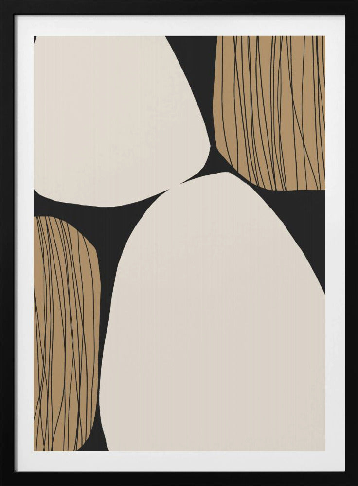 Abstracte aardtinten | Poster