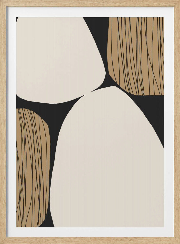 Abstracte aardtinten | Poster