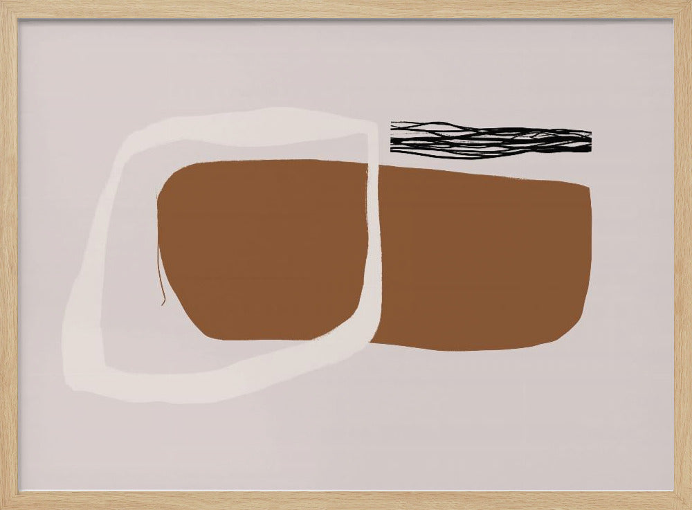 Aards minimalisme | Poster