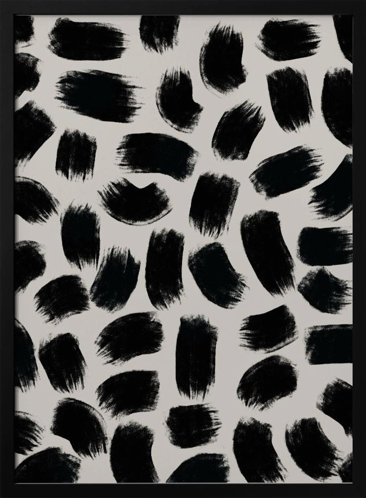 Monochrome strepen | Poster