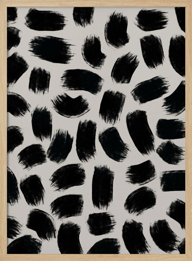 Monochrome strepen | Poster