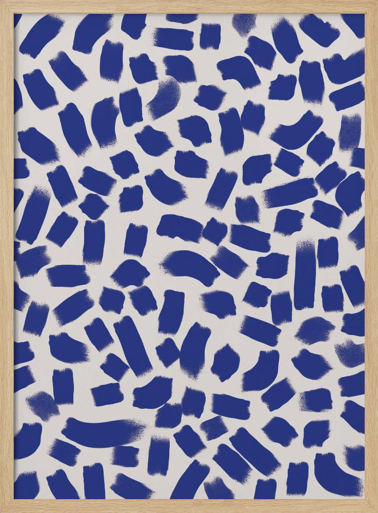 Indigo Strokes | Poster