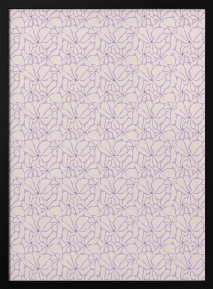 Bloemen Fluisterpatroon | Poster