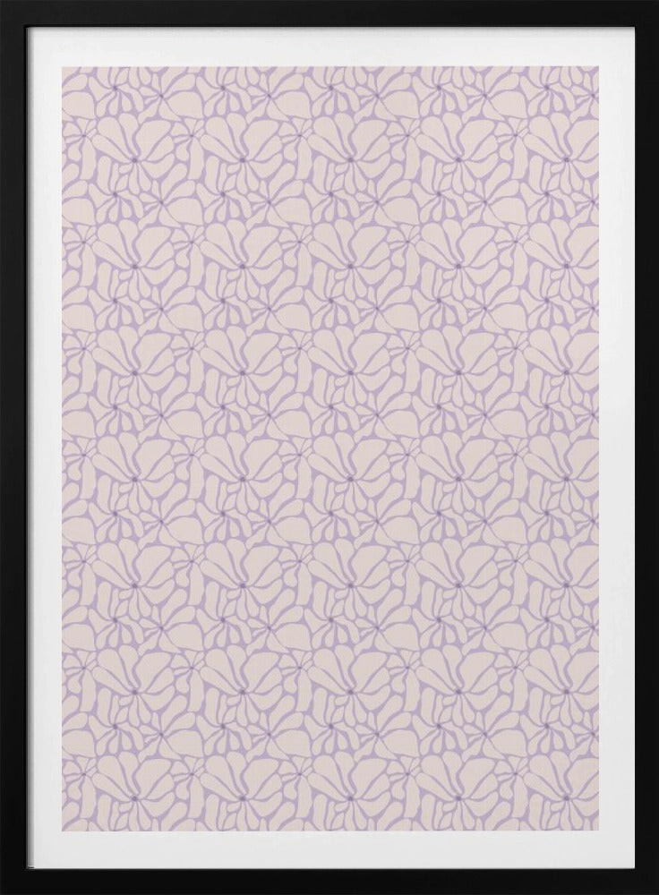 Bloemen Fluisterpatroon | Poster