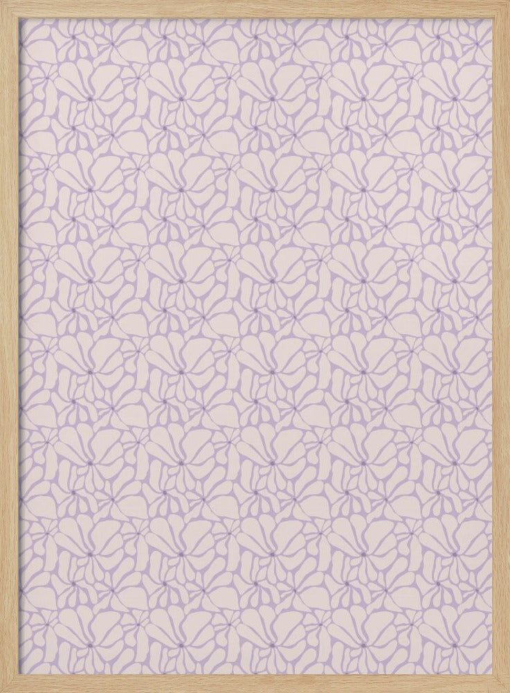 Bloemen Fluisterpatroon | Poster