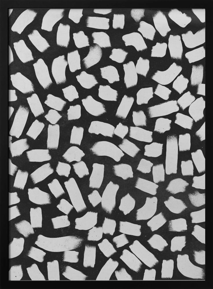 Monochrome strepen | Poster