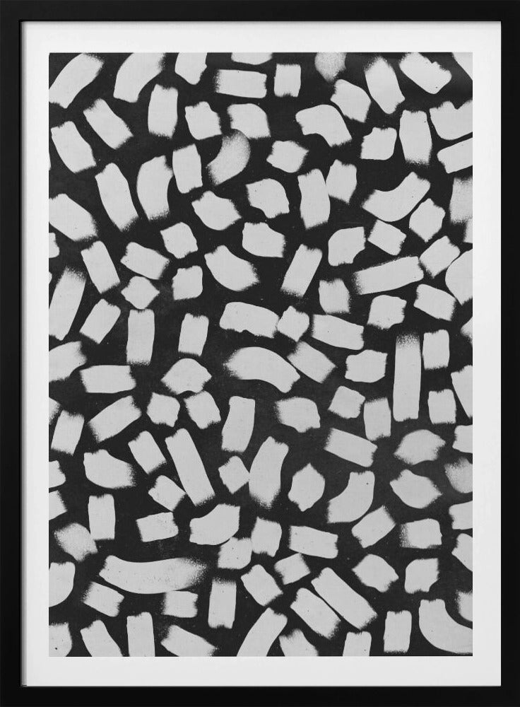 Monochrome strepen | Poster