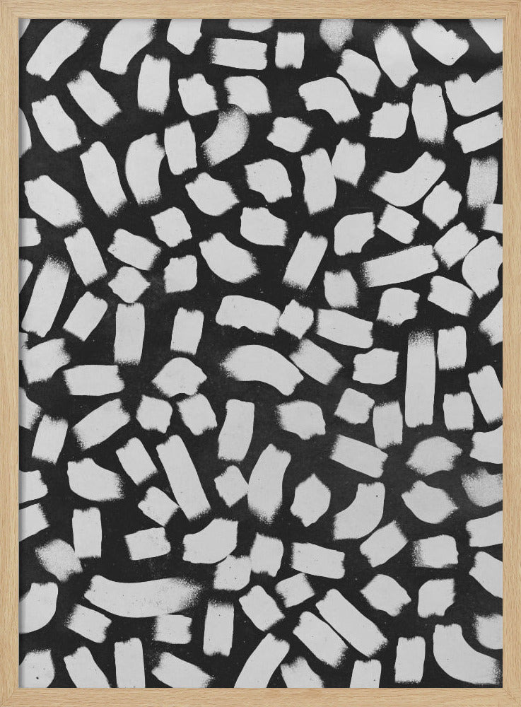 Monochrome strepen | Poster