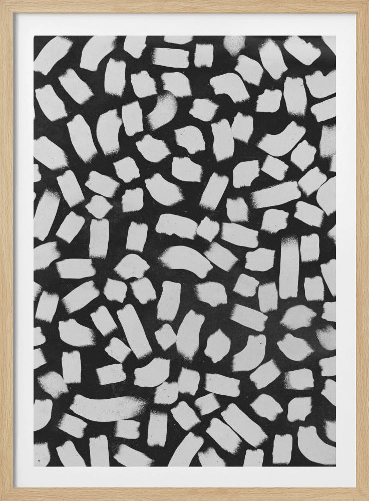 Monochrome strepen | Poster