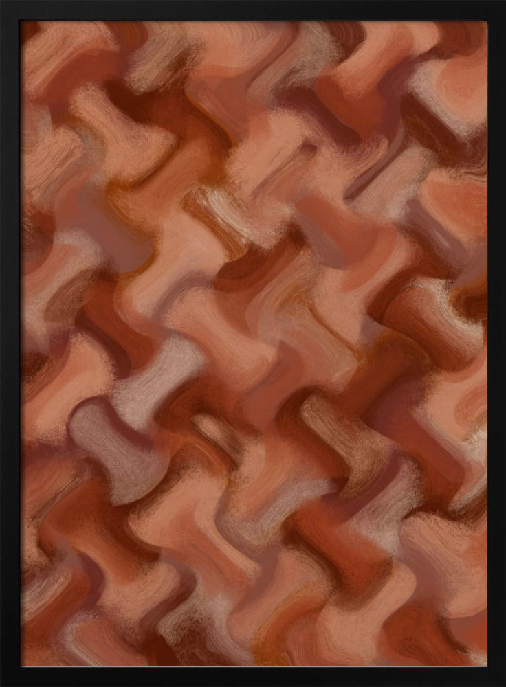 Terracotta golven | Poster
