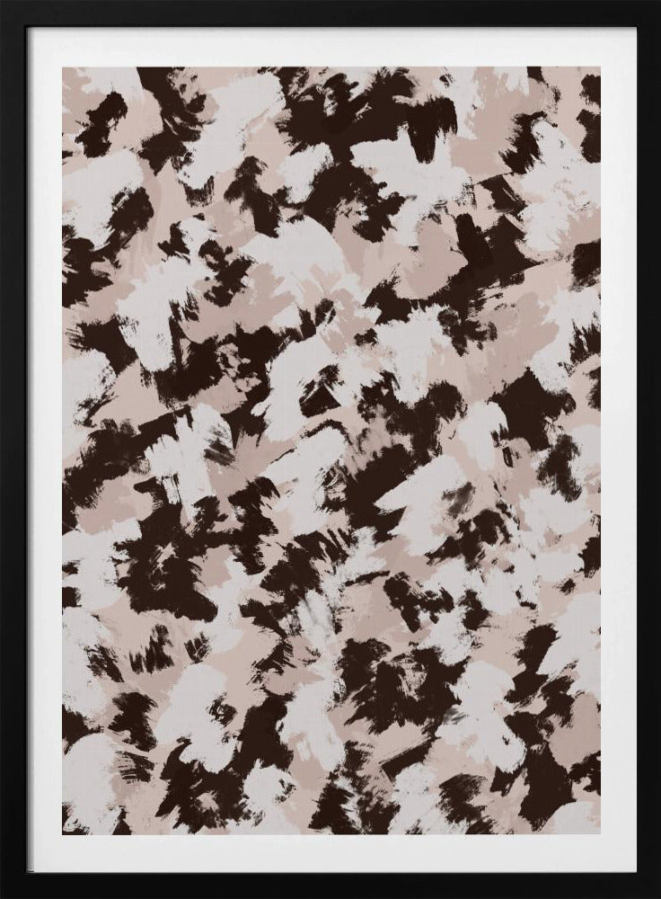 Chaos in penseelstreken | Poster