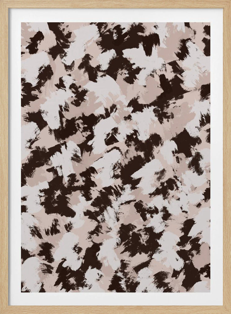 Chaos in penseelstreken | Poster