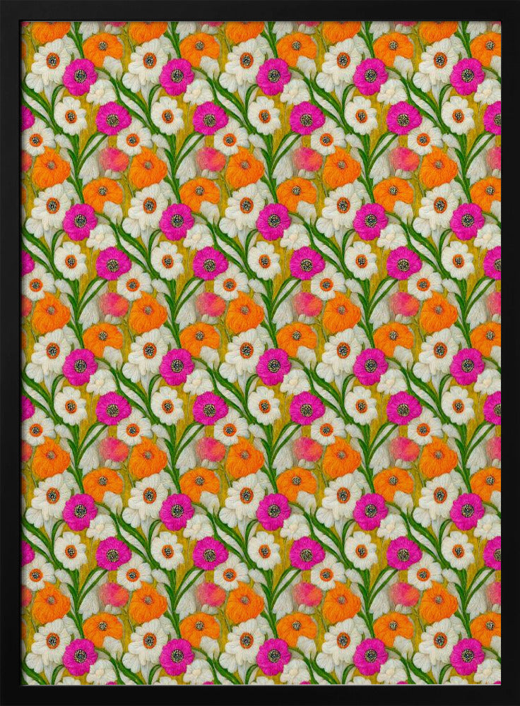 Bloemen Harmonie Quilt | Poster