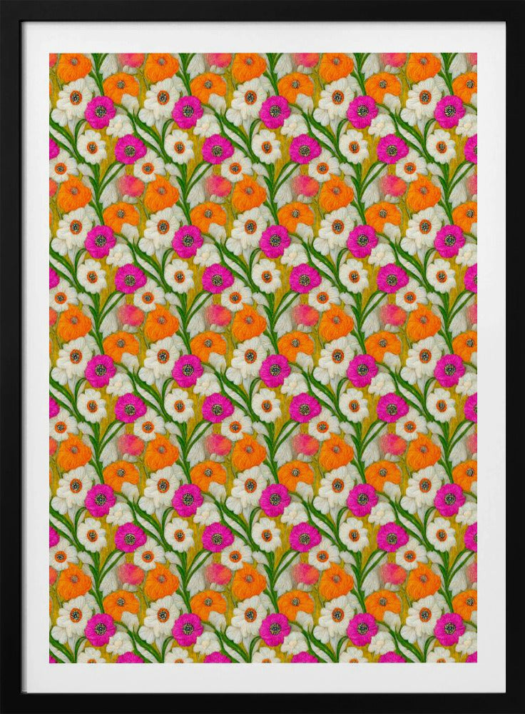 Bloemen Harmonie Quilt | Poster