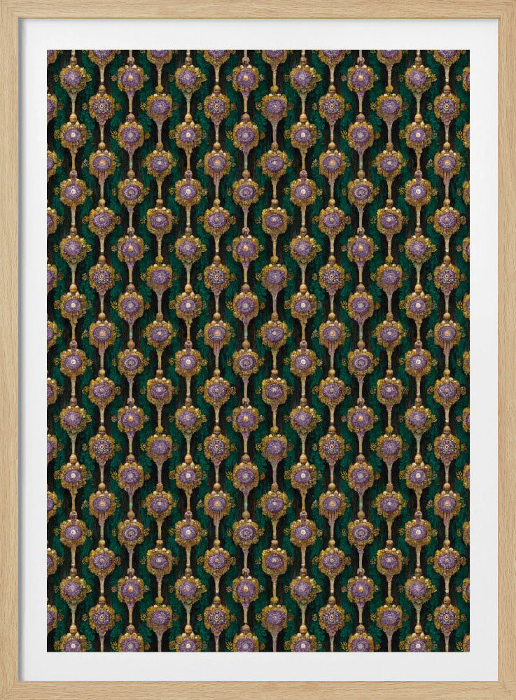 Versierd wandtapijt | Poster