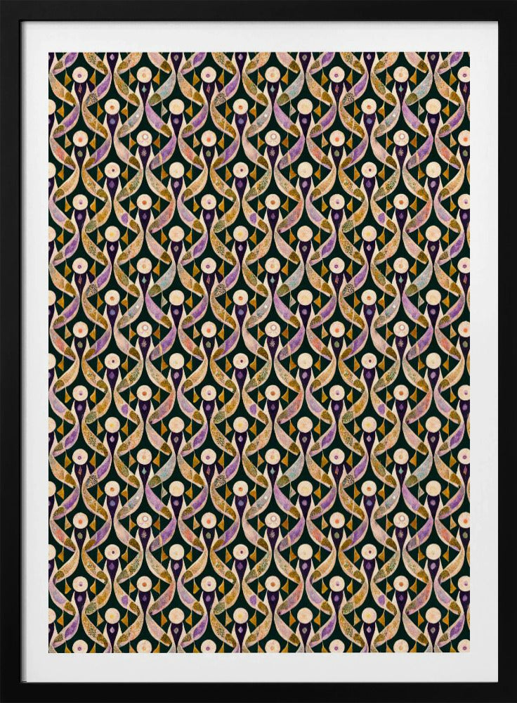Gebogen ritme elegantie | Poster