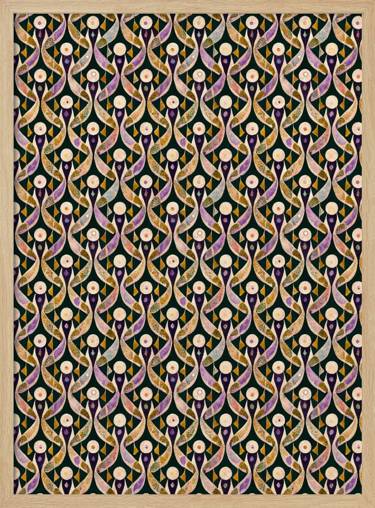 Gebogen ritme elegantie | Poster