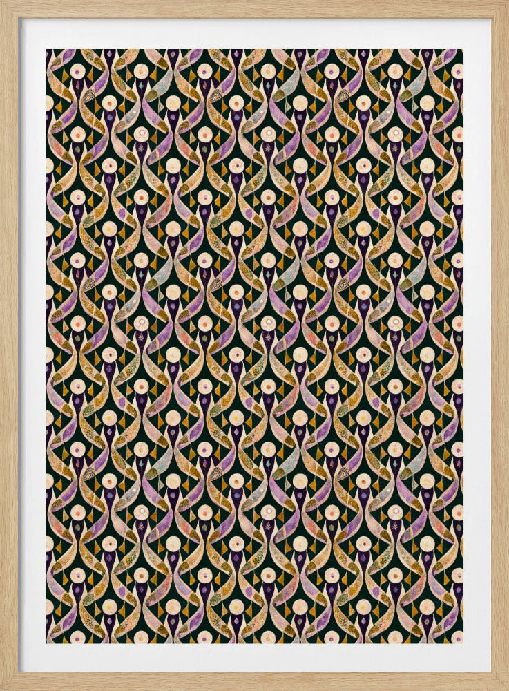Gebogen ritme elegantie | Poster