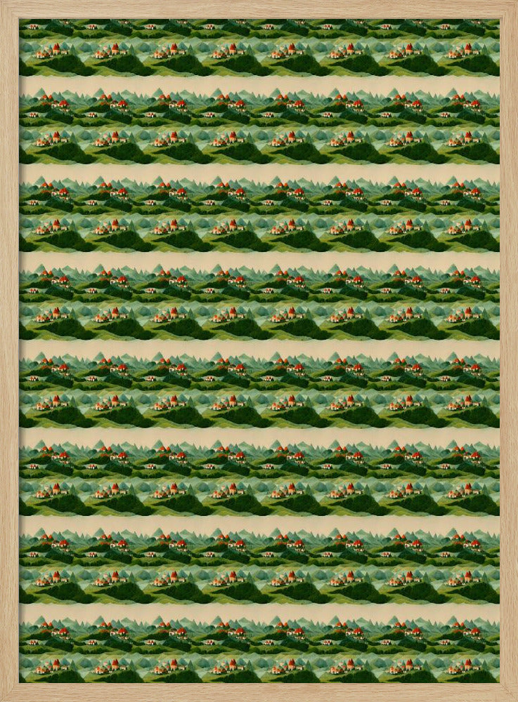 Eindeloze groene heuvels | Poster