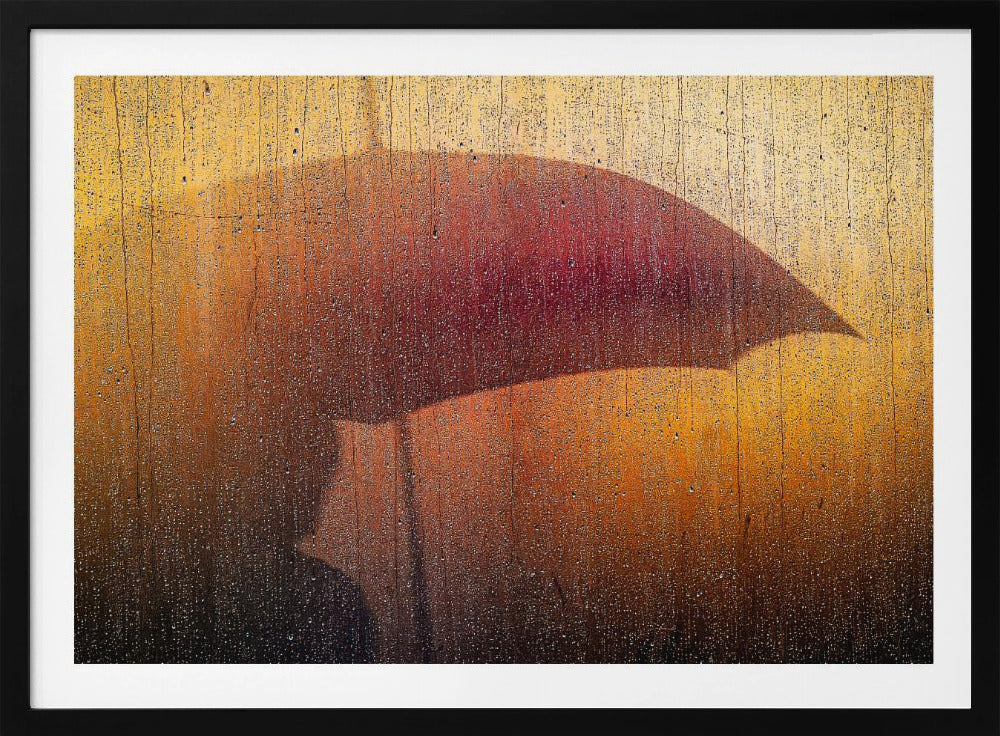 Metallic Wall in rain | Poster