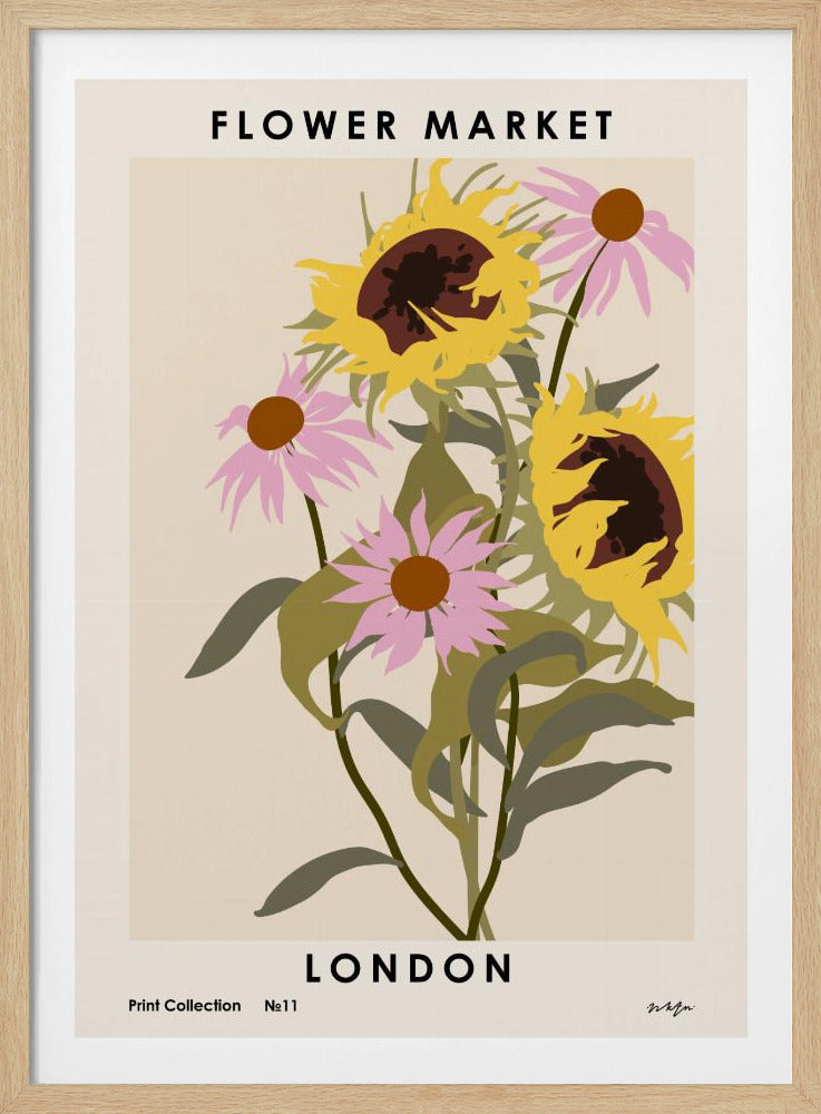 Bloemenmarkt. Londen | Poster
