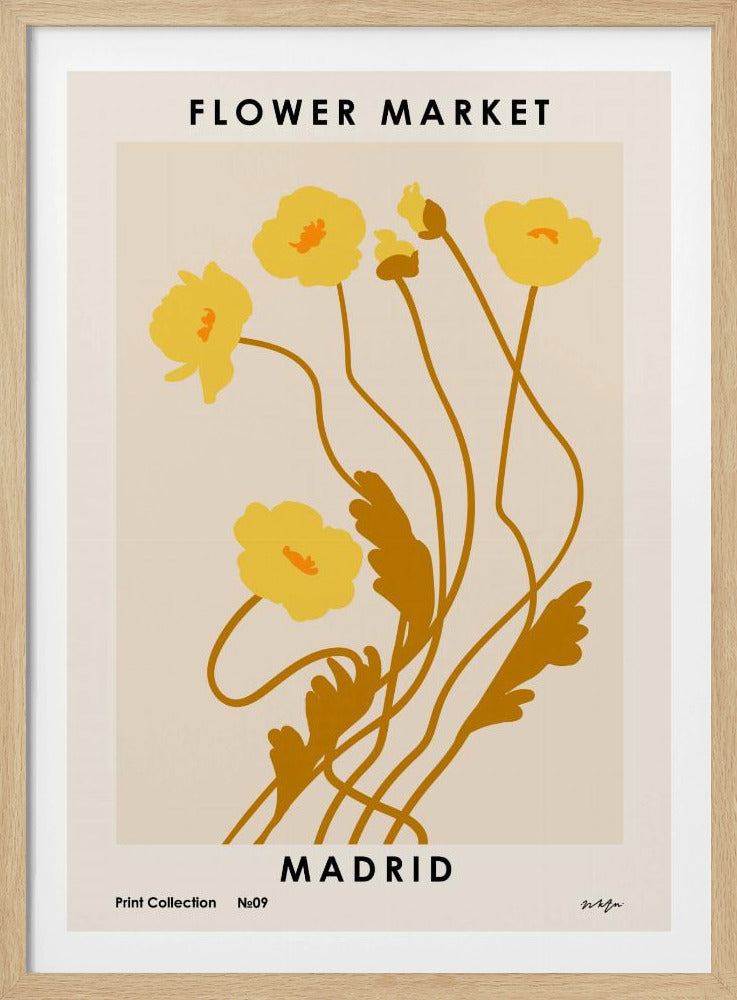 Bloemenmarkt. Madrid | Poster