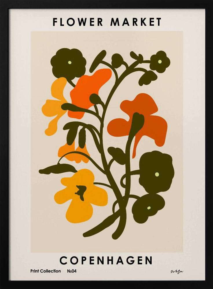 Flower Market. Copenhagen | Poster