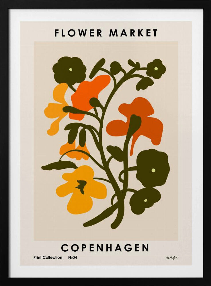 Flower Market. Copenhagen | Poster
