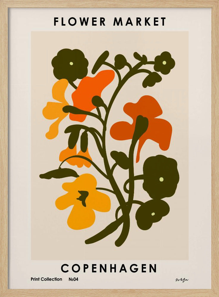 Flower Market. Copenhagen | Poster