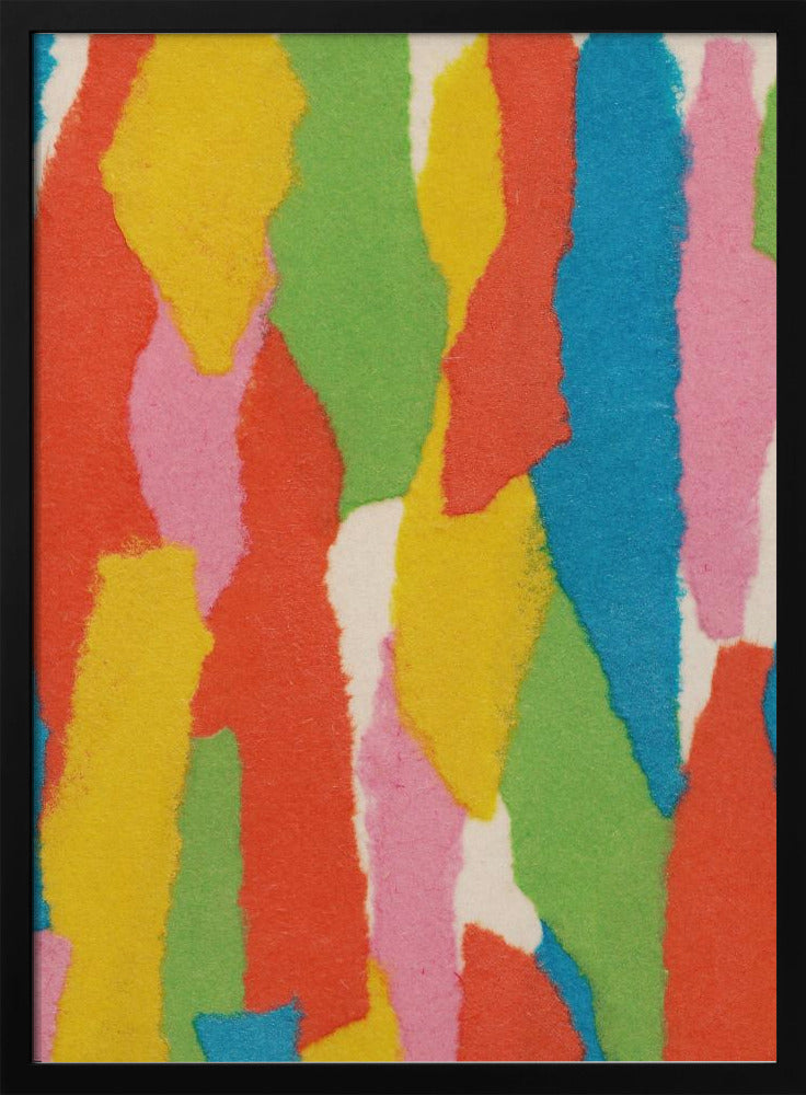 Colorful Paper Collage #1 | Poster