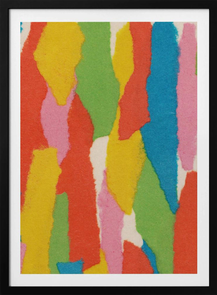Colorful Paper Collage #1 | Poster