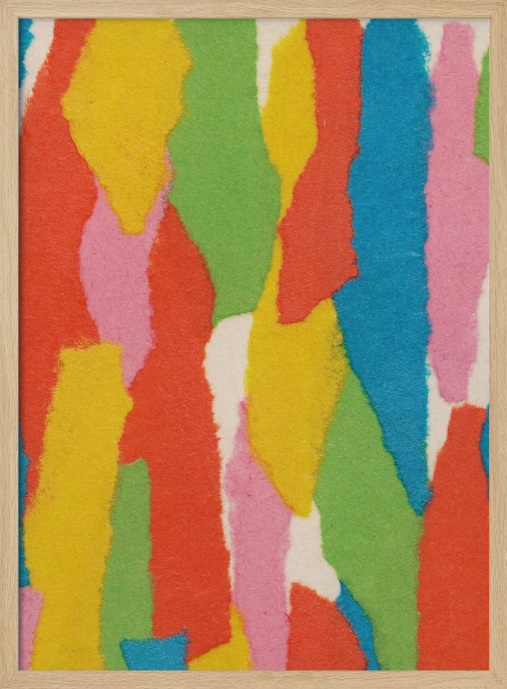 Colorful Paper Collage #1 | Poster