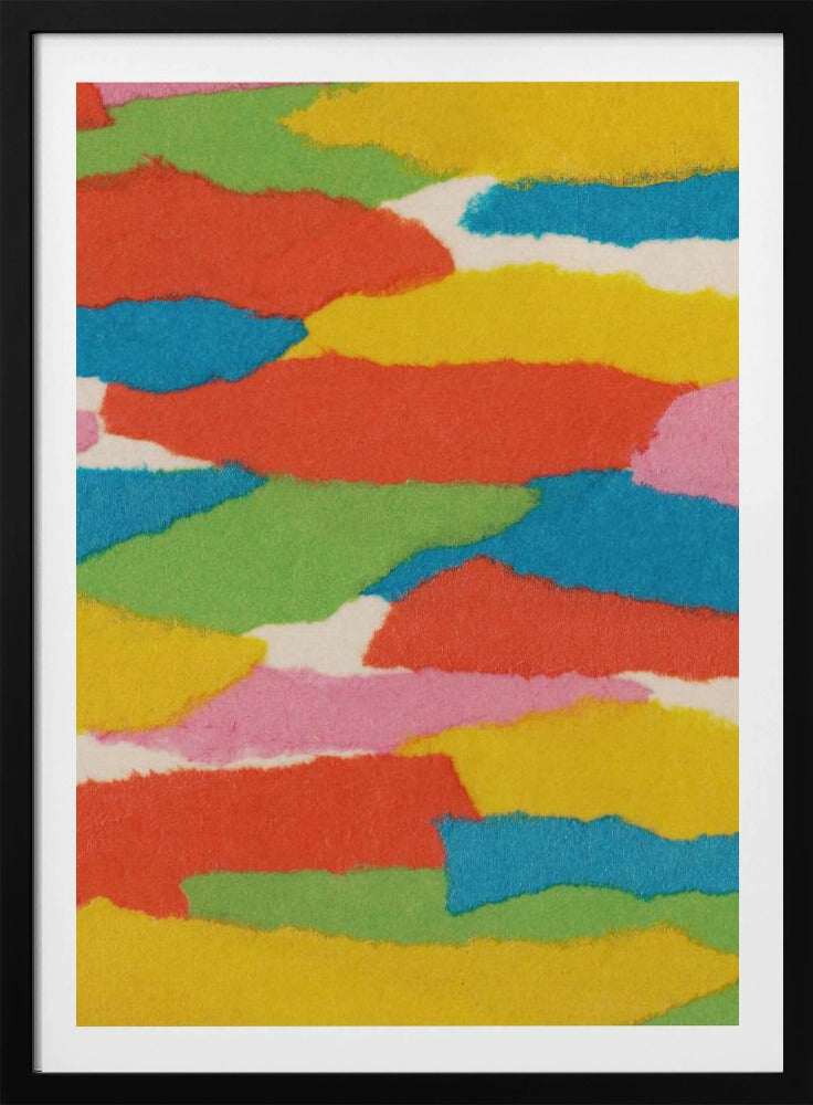 Colorful Paper Collage #2 | Poster