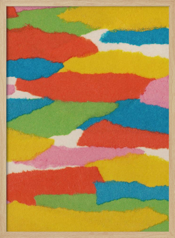 Colorful Paper Collage #2 | Poster